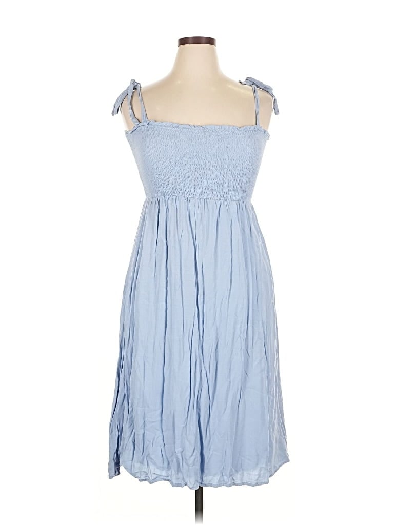 Pre-owned Lulus Casual Dress In Blue