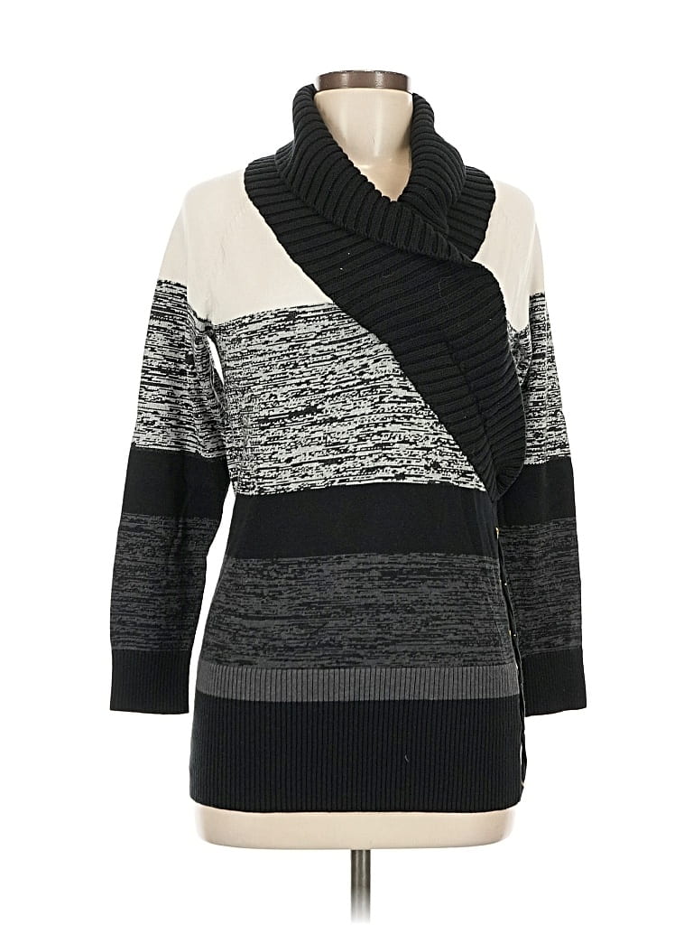 Pre-owned Style & Co Pullover Sweater In Black