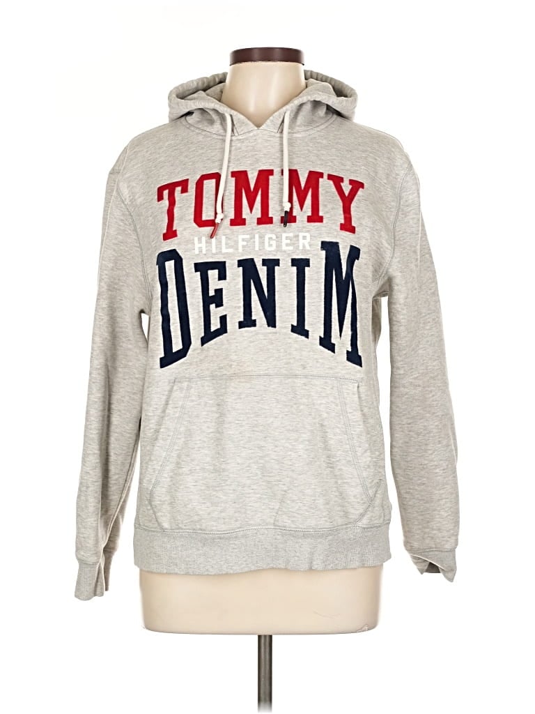 Pre-owned Tommy Hilfiger Sweatshirt In Gray