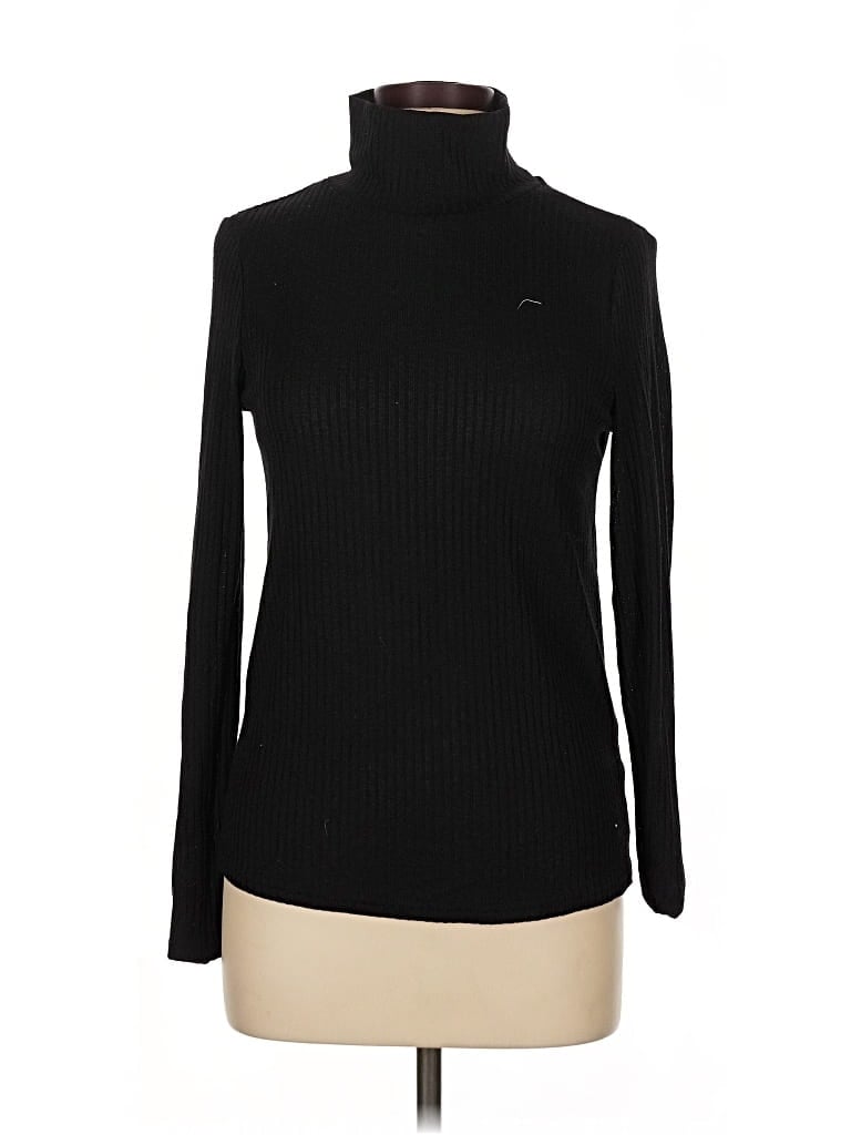 Pre-owned Shein Turtleneck Sweater In Black