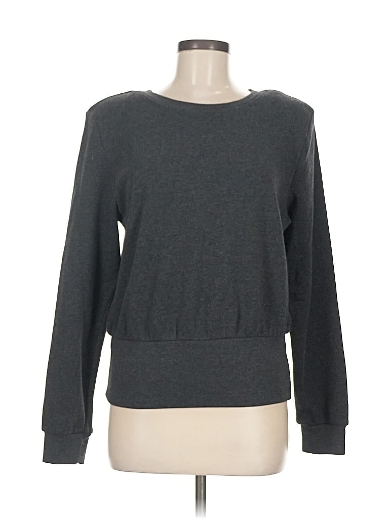 Pre-owned Express Pullover Sweater In Gray