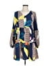 Unbranded Print Blue Casual Dress Size M - photo 1