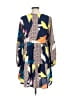 Unbranded Print Blue Casual Dress Size M - photo 2