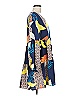 Unbranded Print Blue Casual Dress Size M - photo 4