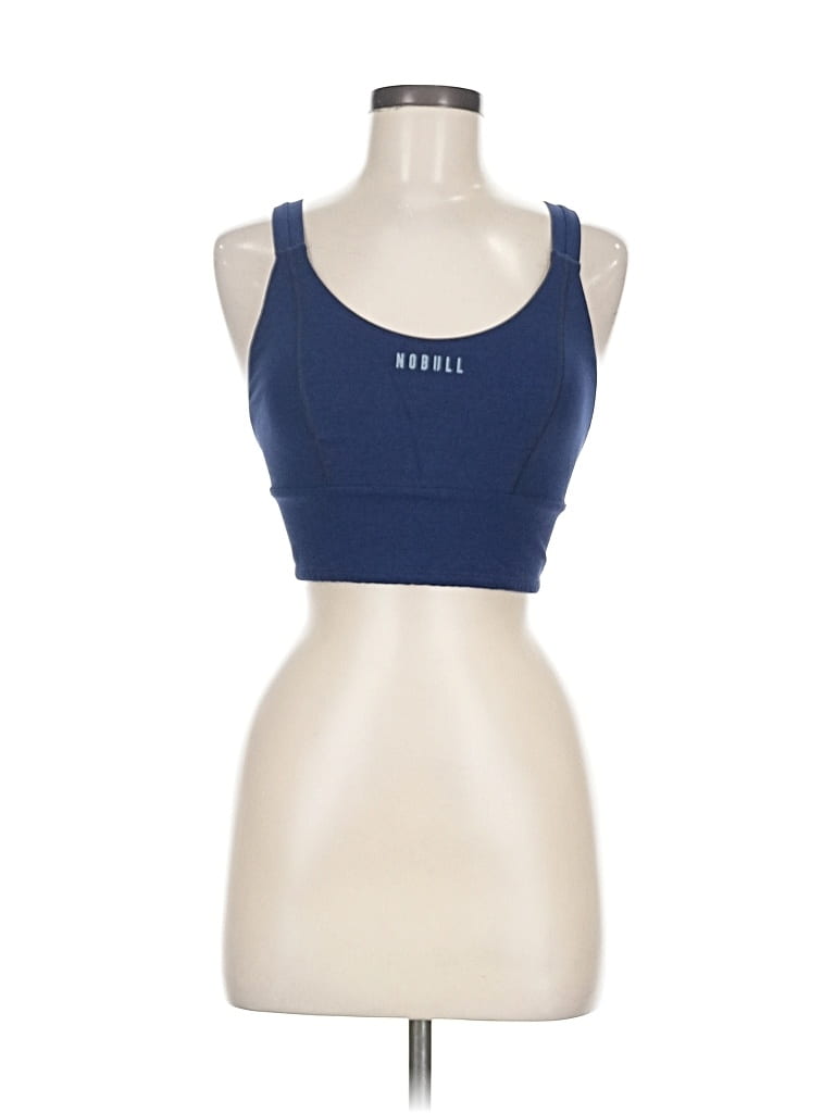 Pre-owned Nobull Sports Bra In Blue
