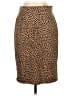 J.Crew Animal Print Brown Casual Skirt Size 2 - photo 1