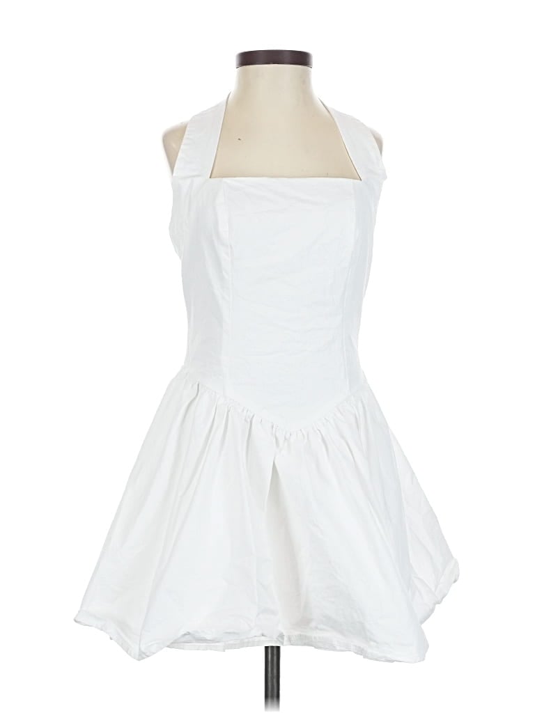 Pre-owned Assorted Brands Cocktail Dress In White