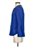 J.Crew 100% Silk Blue 3/4 Sleeve Silk Top Size 00 - photo 5