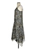 Chris Gramer 100% Polyester Animal Print Gray Casual Dress Size XS - photo 5