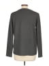 Joe Fresh Gray Silver Long Sleeve Top Size L - photo 2
