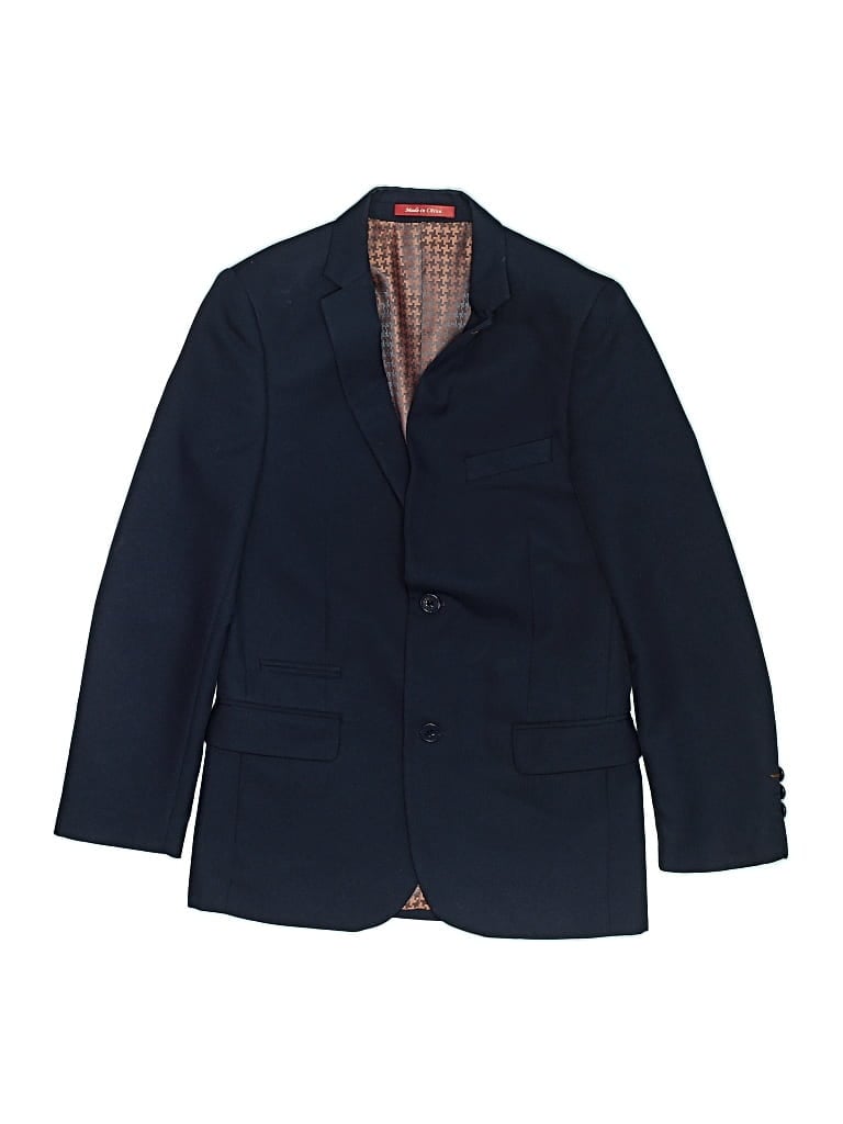Pre-owned Assorted Brands Kids' Blazer Jacket In Blue