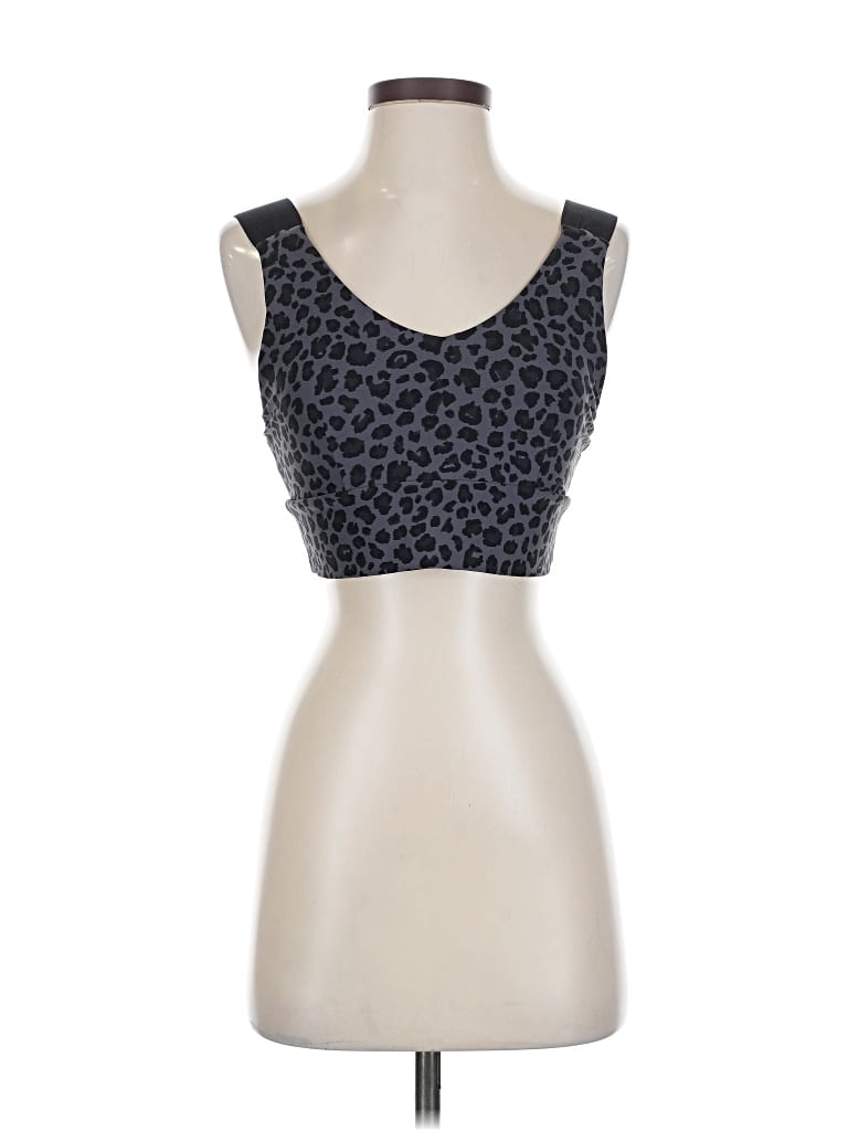 Pre-owned Assorted Brands Tank Top Gray Strapless Neckline Tops