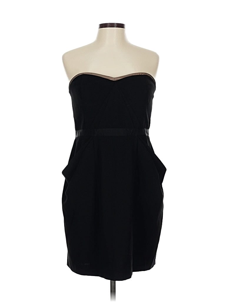 Pre-owned Bcbgmaxazria Cocktail Dress In Black