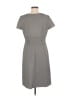 Tahari 100% Polyester Chevron-herringbone Gray Casual Dress Size 6 - photo 2