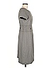 Tahari 100% Polyester Chevron-herringbone Gray Casual Dress Size 6 - photo 4