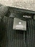 Aqua Solid Black Casual Dress Size S - photo 7