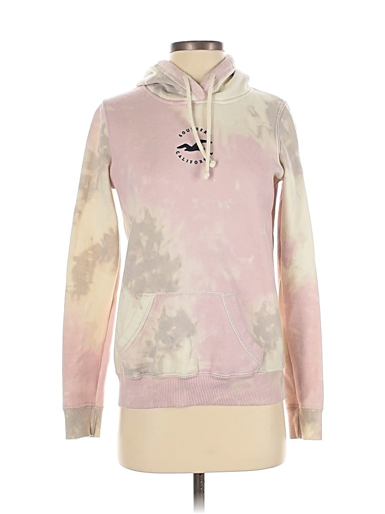 Pre-owned Hollister Pullover Hoodie In Pink