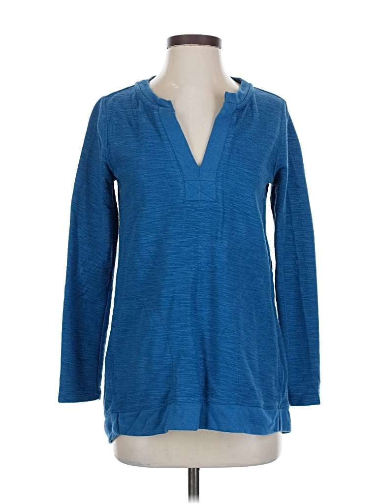 Pre-owned Jjill Pullover Sweater In Blue