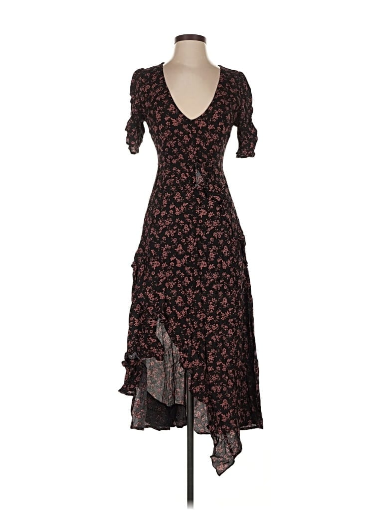 Pre-owned Honey Punch Cocktail Dress In Black