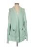 Wild Fable 100% Polyester Green Cardigan Size S - photo 1
