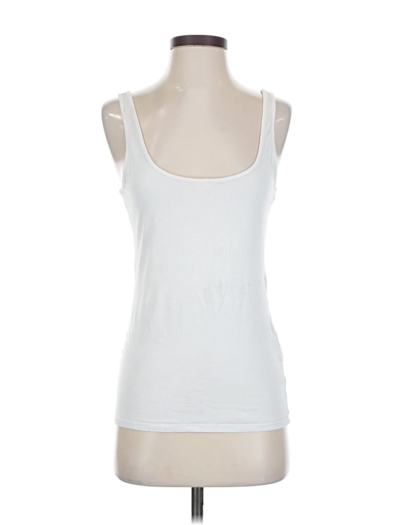 Pre-owned Banana Republic Tank Top White Strapless Neckline Tops