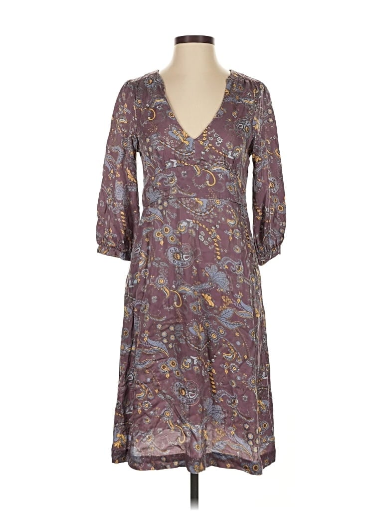 Pre-owned Halogen Casual Dress In Purple