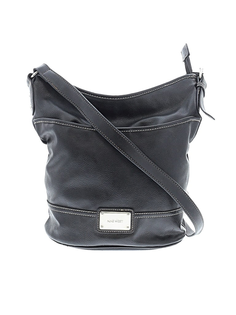 Pre-owned Nine West Shoulder Bag In Black