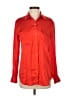 Equipment 100% Silk Red Long Sleeve Silk Top Size XS - photo 1