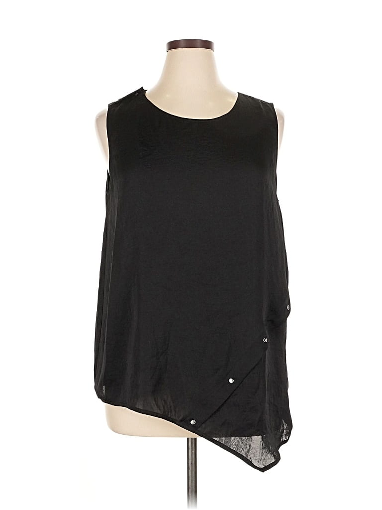 Pre-owned Dkny Sleeveless Blouse In Black