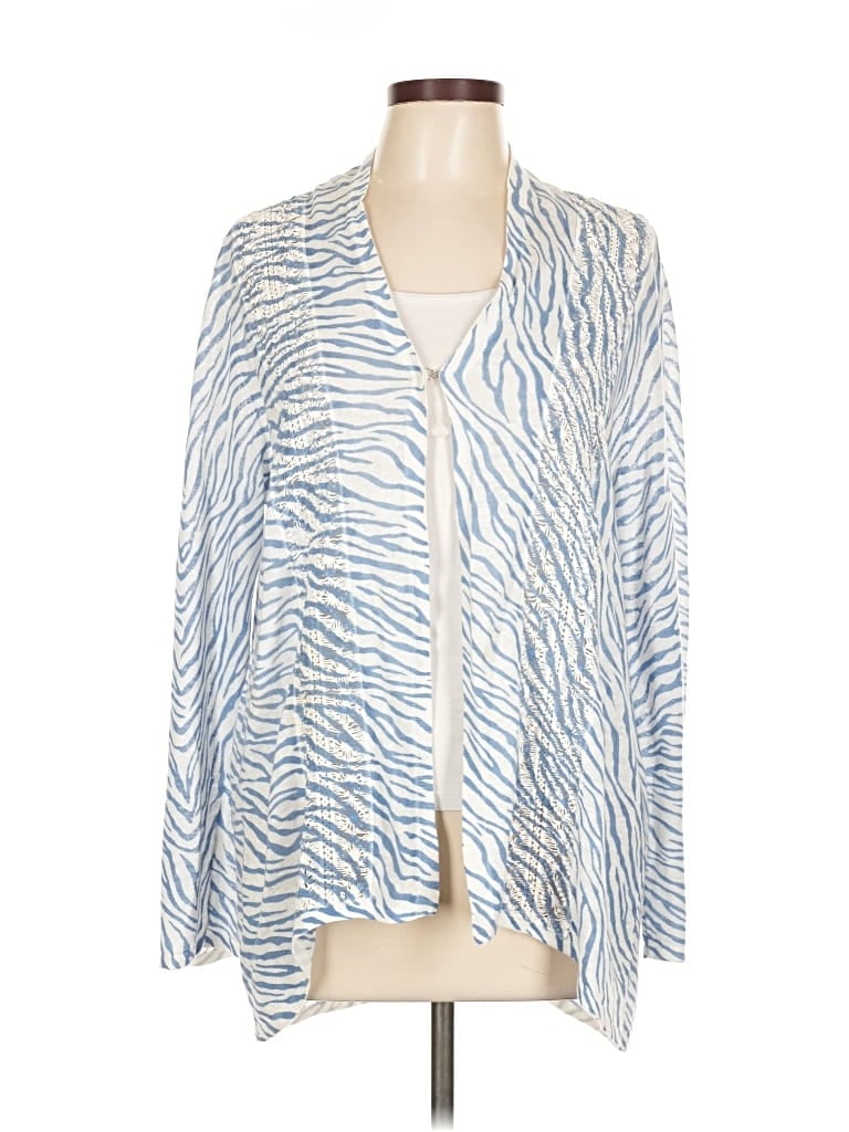 Pre-owned Chico's Kimono In Blue