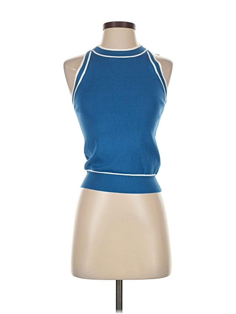 Miholl Sweater Vest In Blue