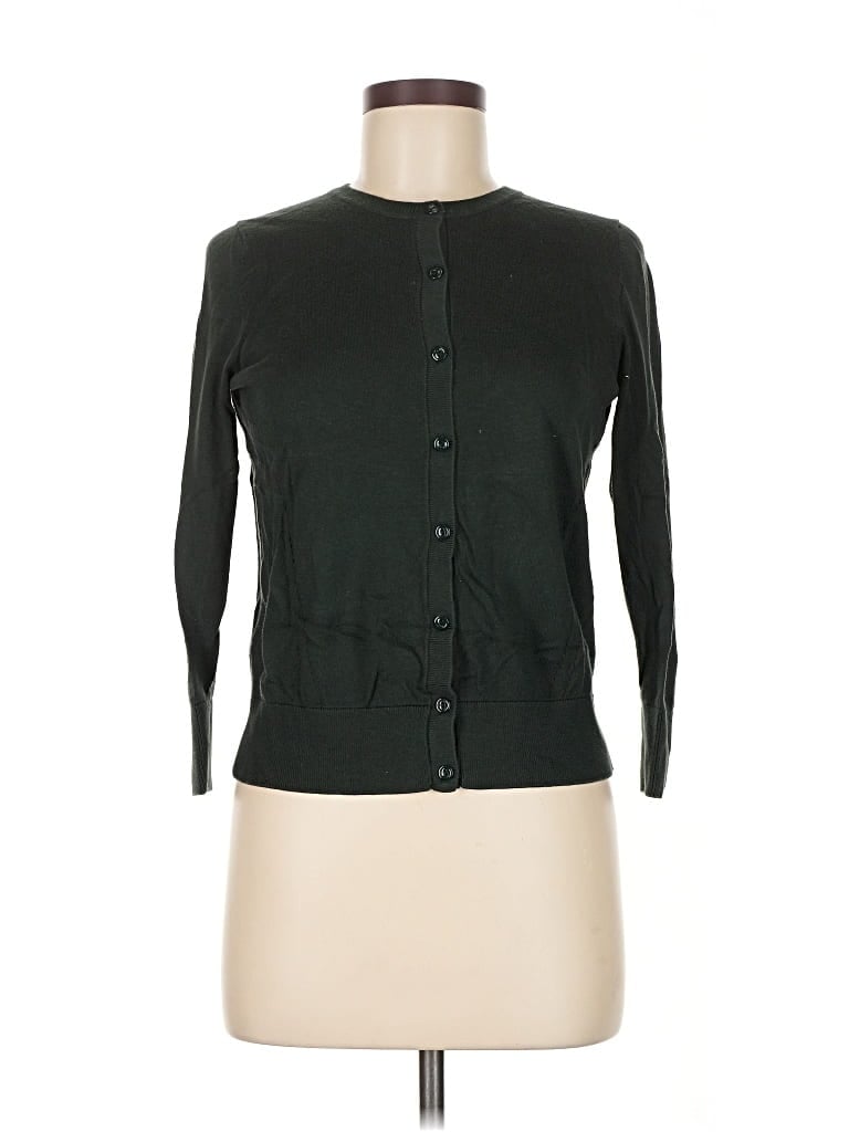 Pre-owned Ann Taylor Loft Cardigan Sweater In Black