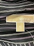 MICHAEL Michael Kors 100% Polyester Stripes Black Long Sleeve Blouse Size XL - photo 7