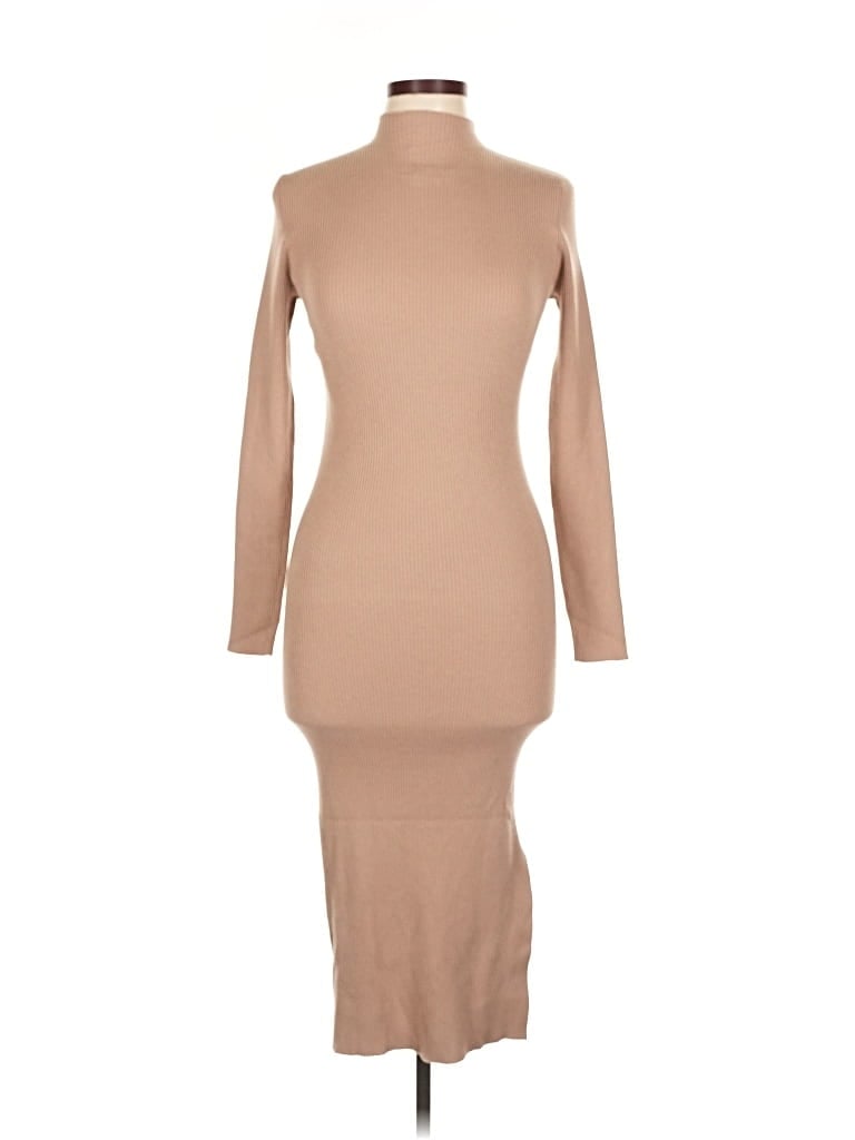 Pre-owned Vici Casual Dress In Brown