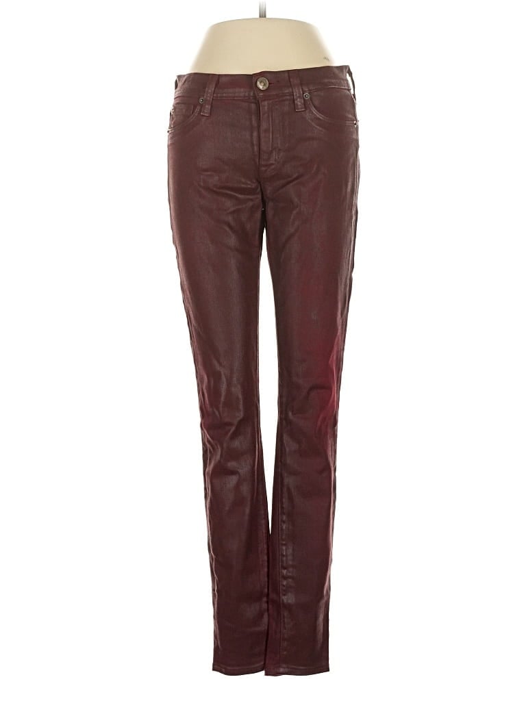 Pre-owned Hudson Jeans In Burgundy
