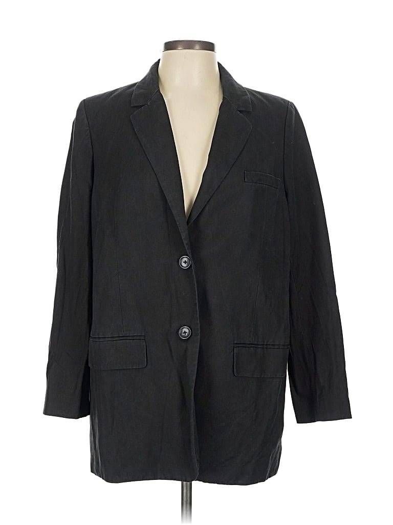Pre-owned Everlane Blazer Jacket In Black