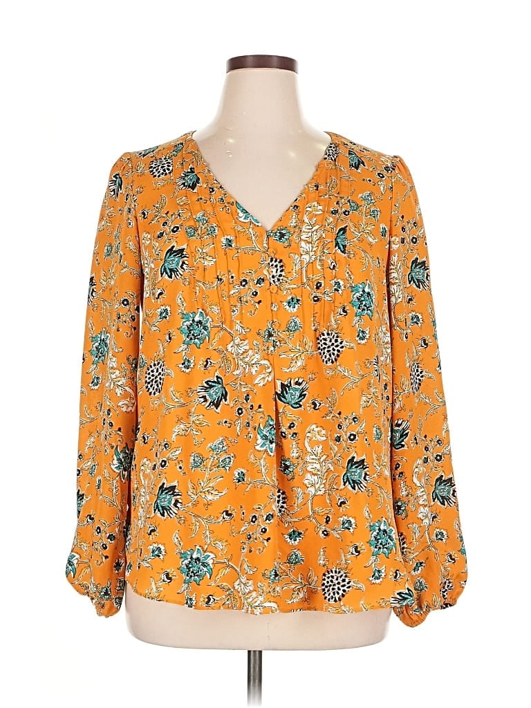 Pre-owned Cupcakes And Cashmere 3/4 Sleeve Blouse In Yellow