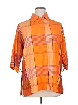Ashley Stewart 3/4 Sleeve Button Down Shirt