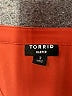 Torrid 100% Polyester Orange 3/4 Sleeve Blouse Size 3X Plus (3) - photo 7