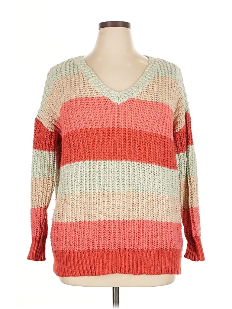 Pre-owned Torrid Pullover Sweater In Orange