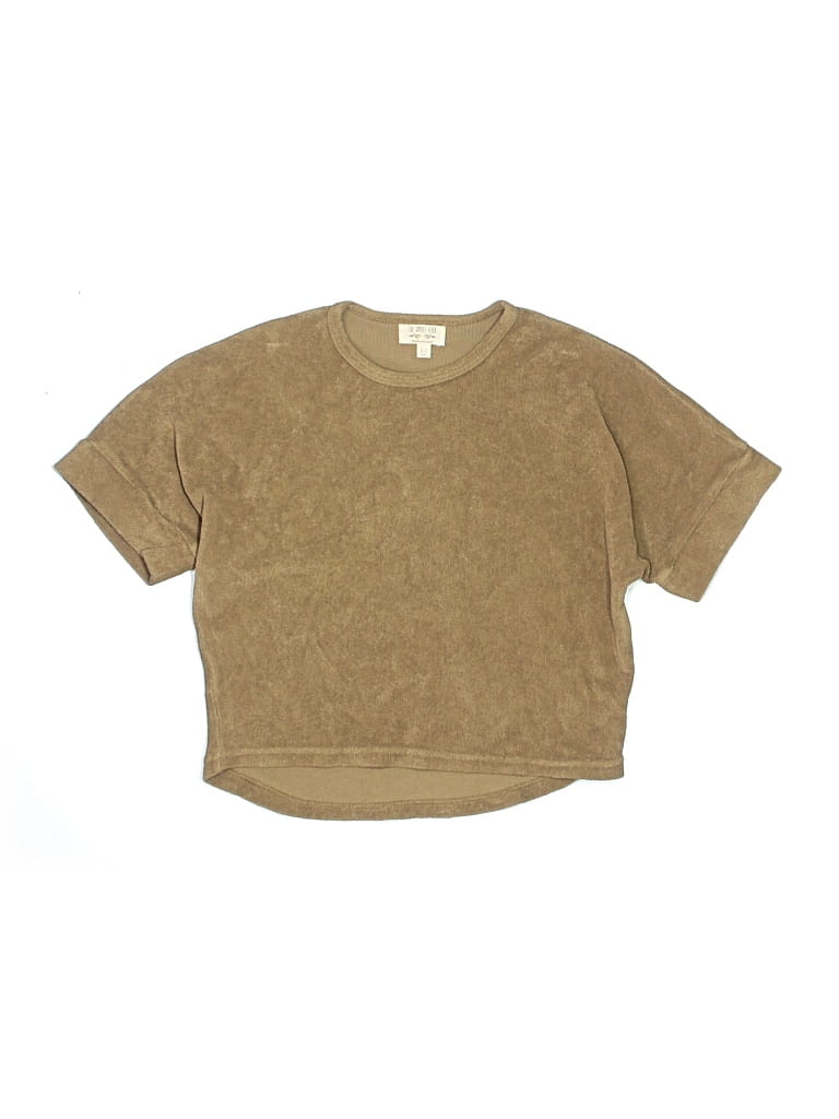Pre-owned The Simple Folk Kids' Short Sleeve T-shirt In Brown