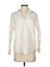 Mille 100% Cotton Ivory Long Sleeve Button-Down Shirt Size XS - photo 1