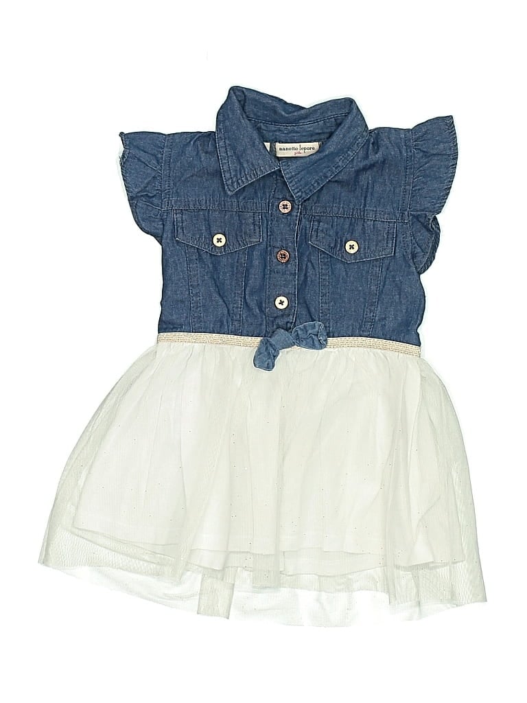 Pre-owned Nanette Lepore Kids' Dress In Blue