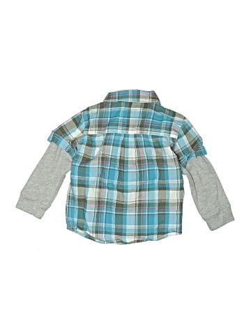 Carter's Long Sleeve Button-Down Shirt (view 2)
