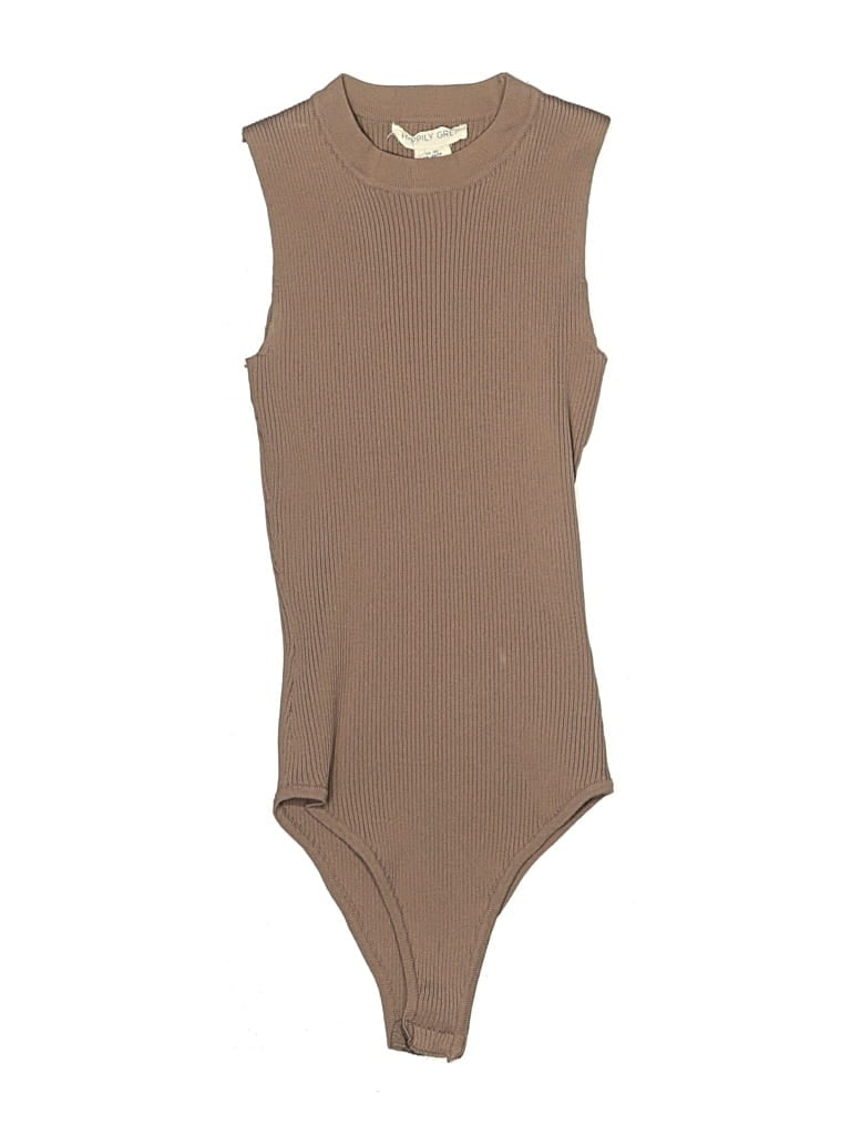Pre-owned Happily Grey Bodysuit In Brown