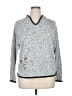 White Birch Animal Print Gray Pullover Sweater Size XL - photo 1