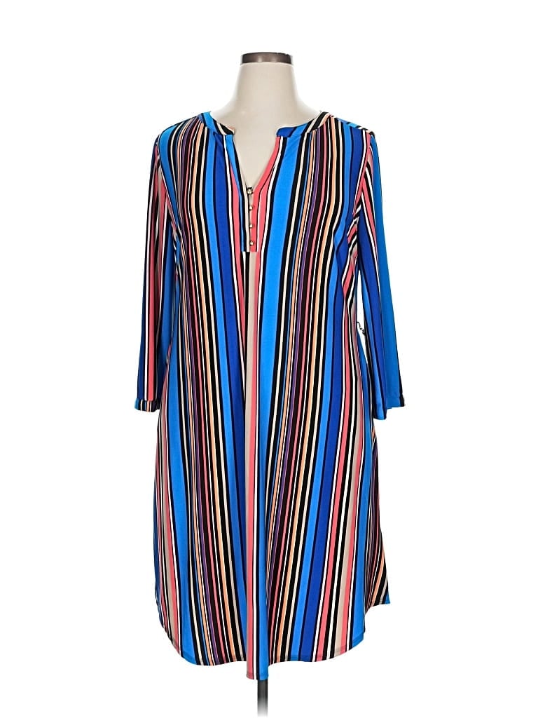 Pre-owned Dana Buchman Casual Dress In Blue