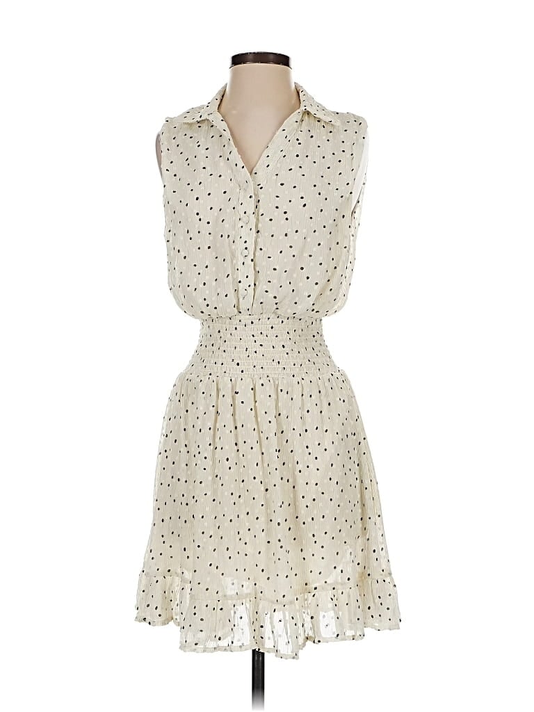 Pre-owned Chelsea28 Casual Dress In White