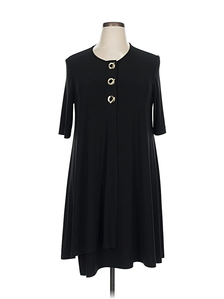 Pre-owned Joseph Ribkoff Casual Dress In Black