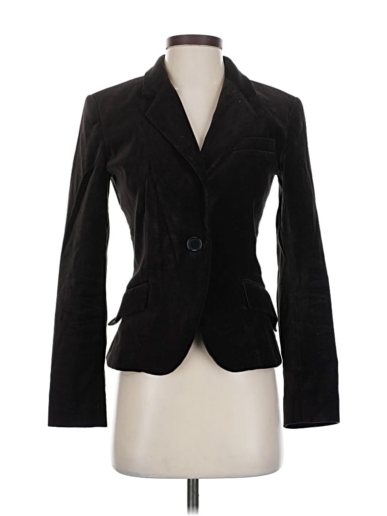Pre-owned Eileen Fisher Blazer Jacket In Black